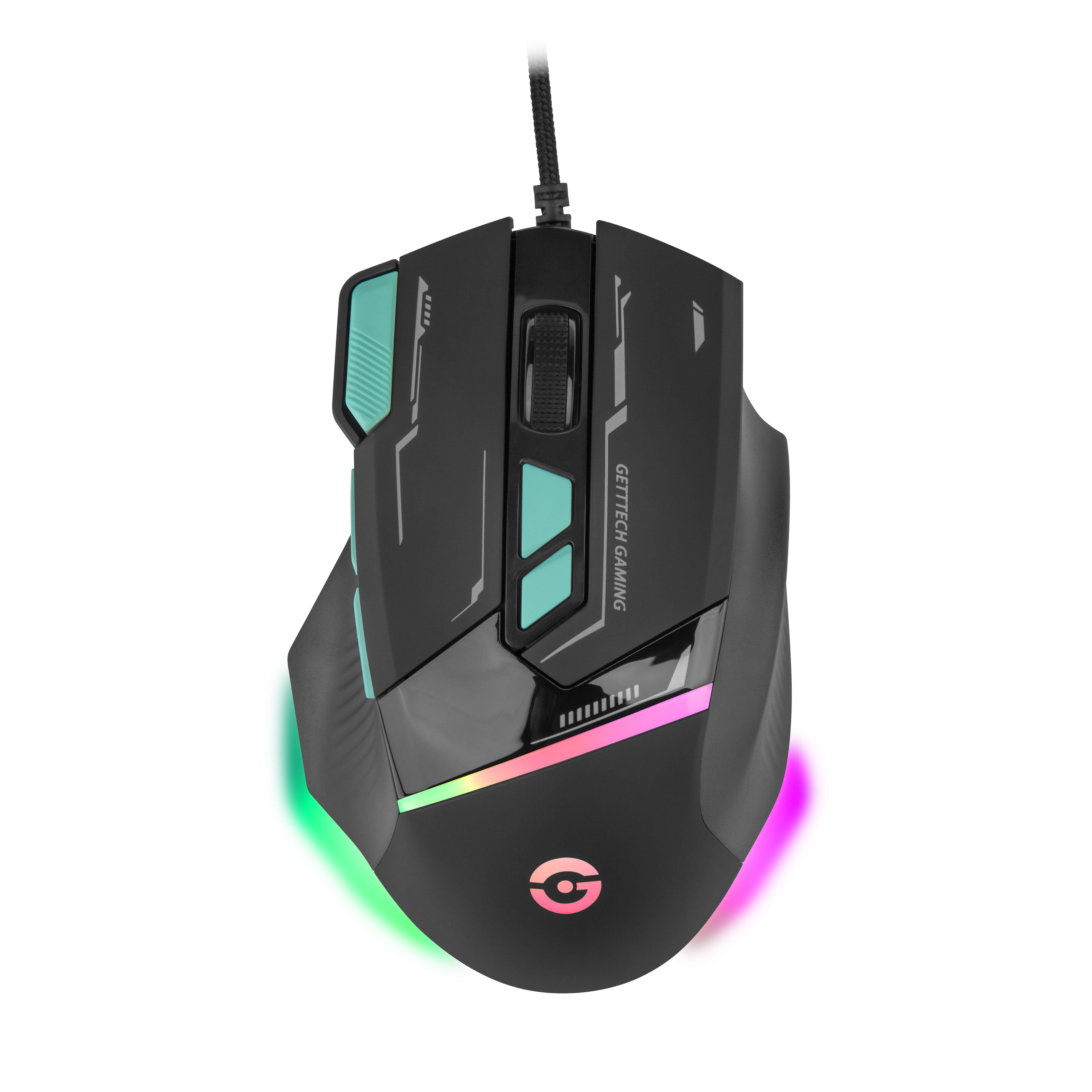 Mouse GETTTECH GPM-RGBWR-G1-BK